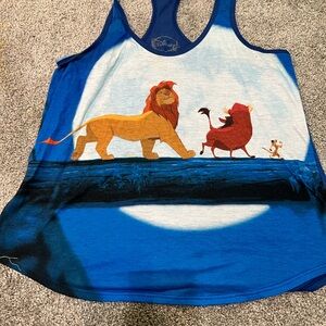 Disney Blue Lion King  Tank Top